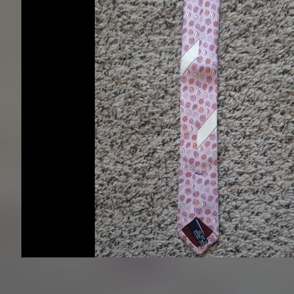 Salvatore Ferragamo Silk Tie - Pink Seashells - Made in Italy